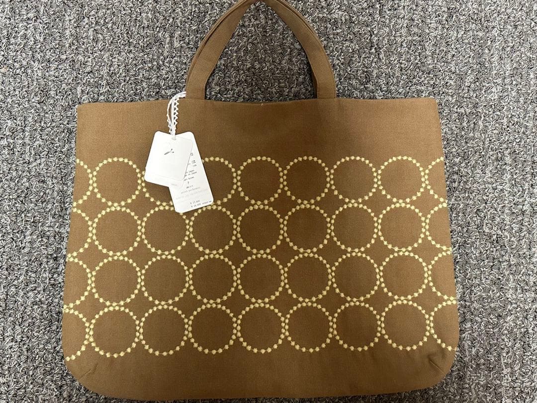 【期間限定値下げ】【新品未使用】ミナペルホネン タンバリン　トートバッグ