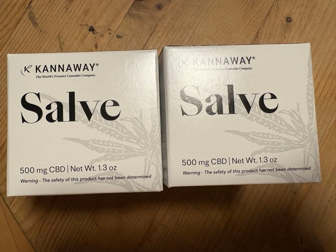 KANNAWAY Salve 500mg CBD 1.3ozサルヴェ2個