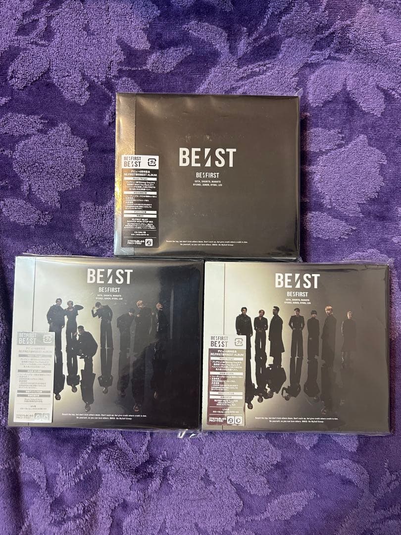 お値下げ中【トレカ付き】BE:FIRST BE:ST 3形態