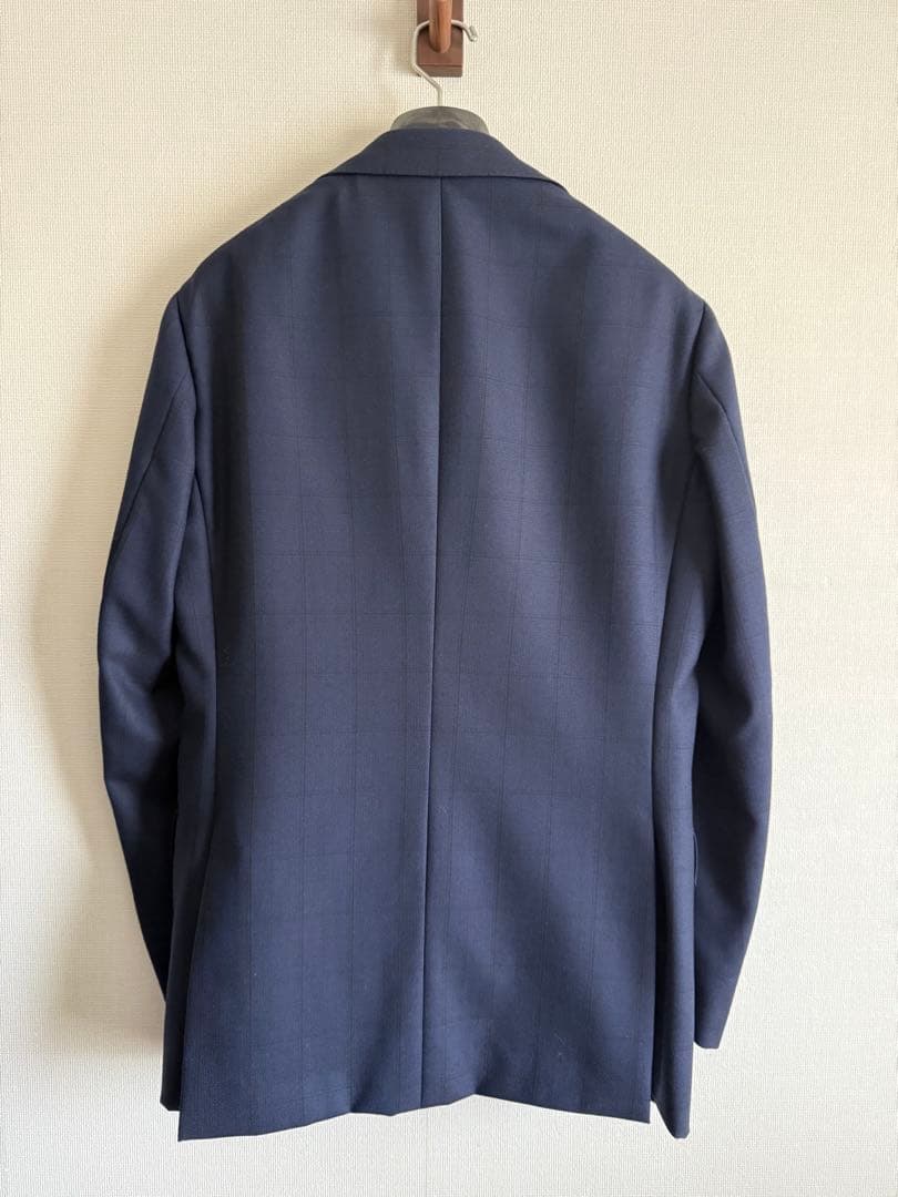RING JACKET リングヂャケット スーツ サイズ48 ネイビーチェック