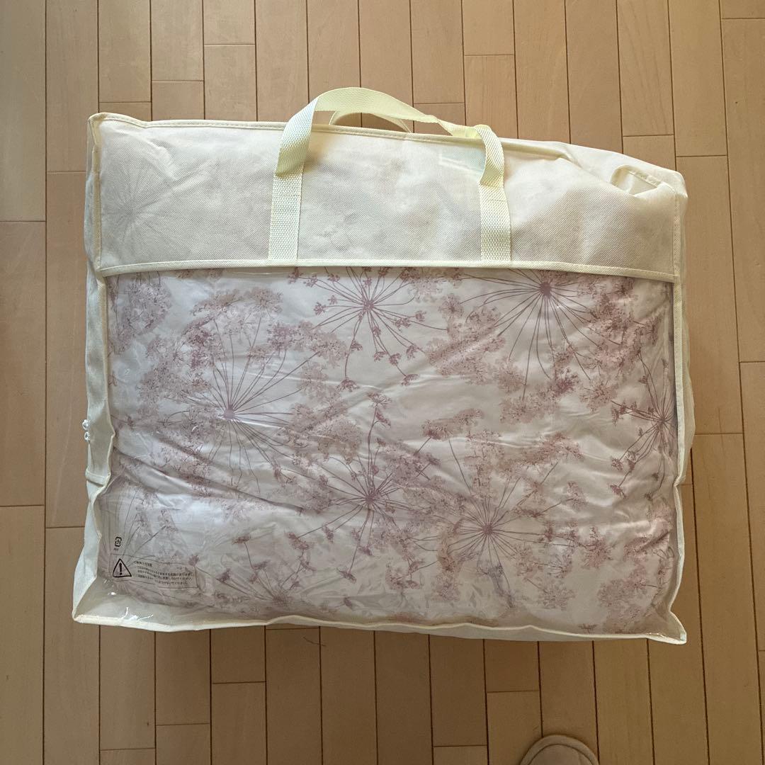 【新品未使用】羽毛布団 本掛け シングル　アップサイクルダウン