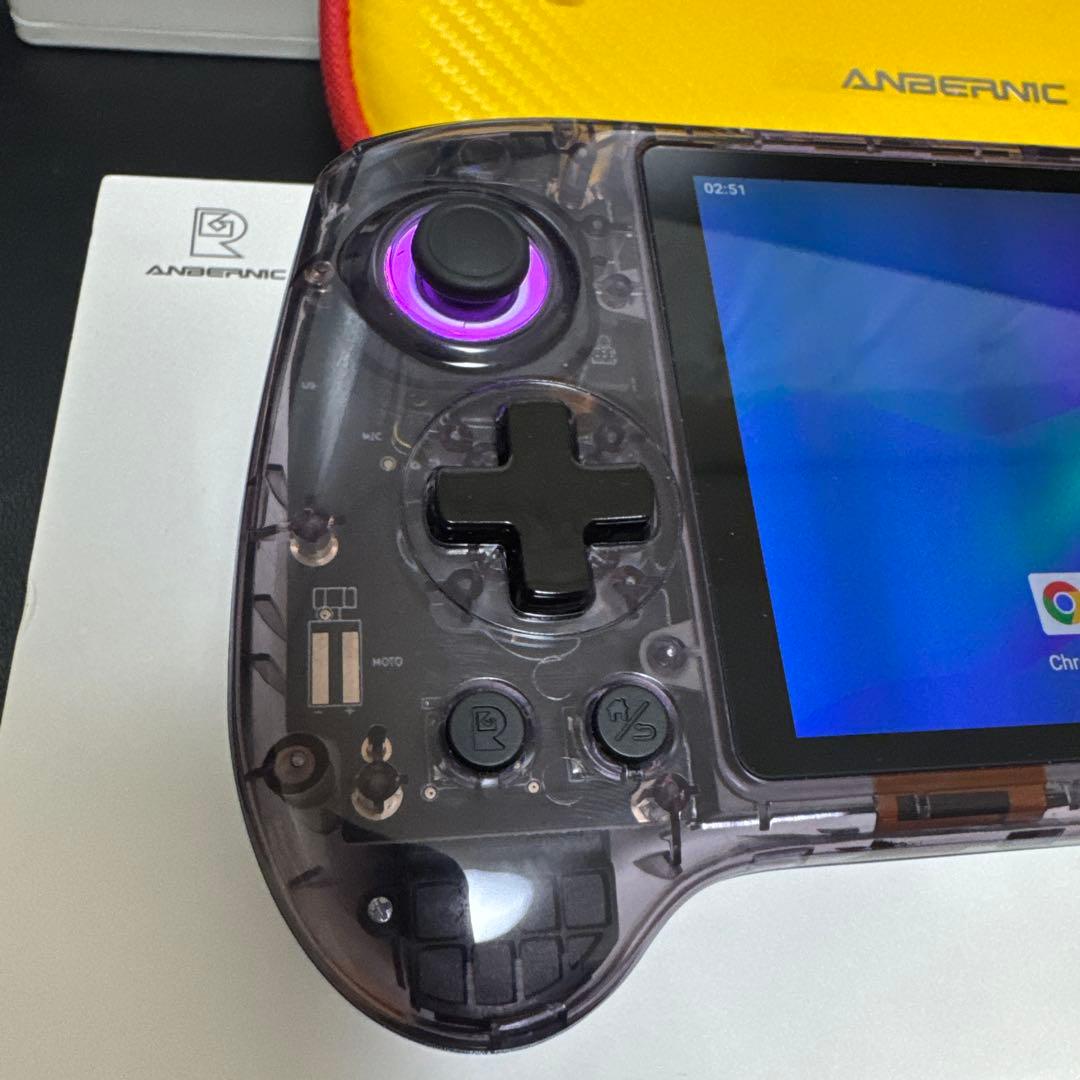 ANBERNIC RG557 クリアパープル