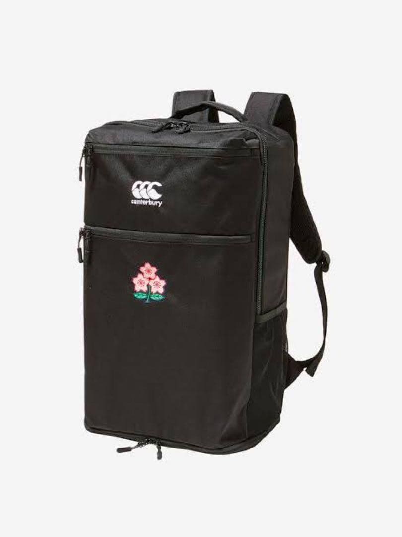 Canterbury バックパック ブラック 花刺繍 未使用