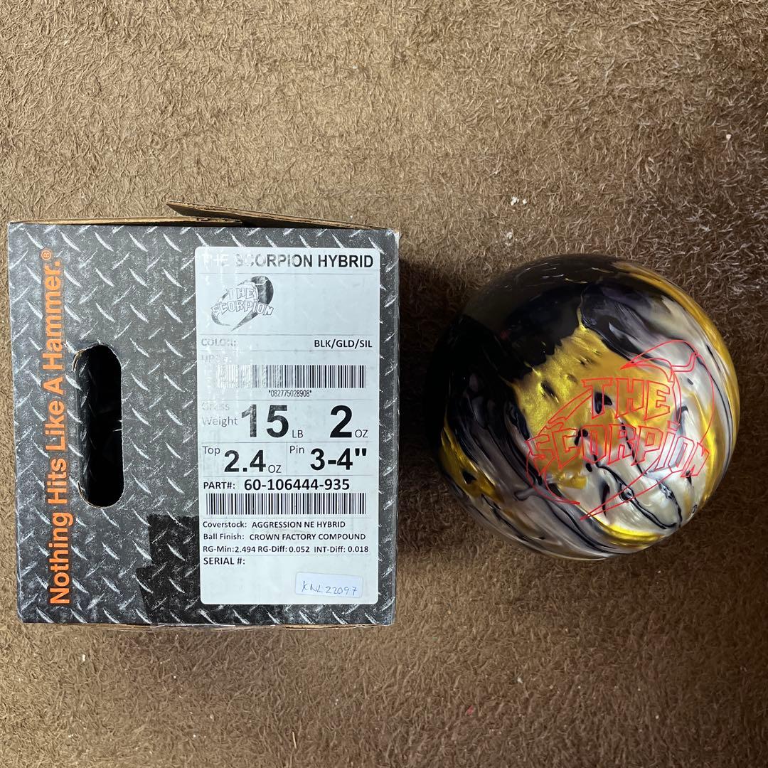 スコーピオンハイブリッド ボウリングボール
