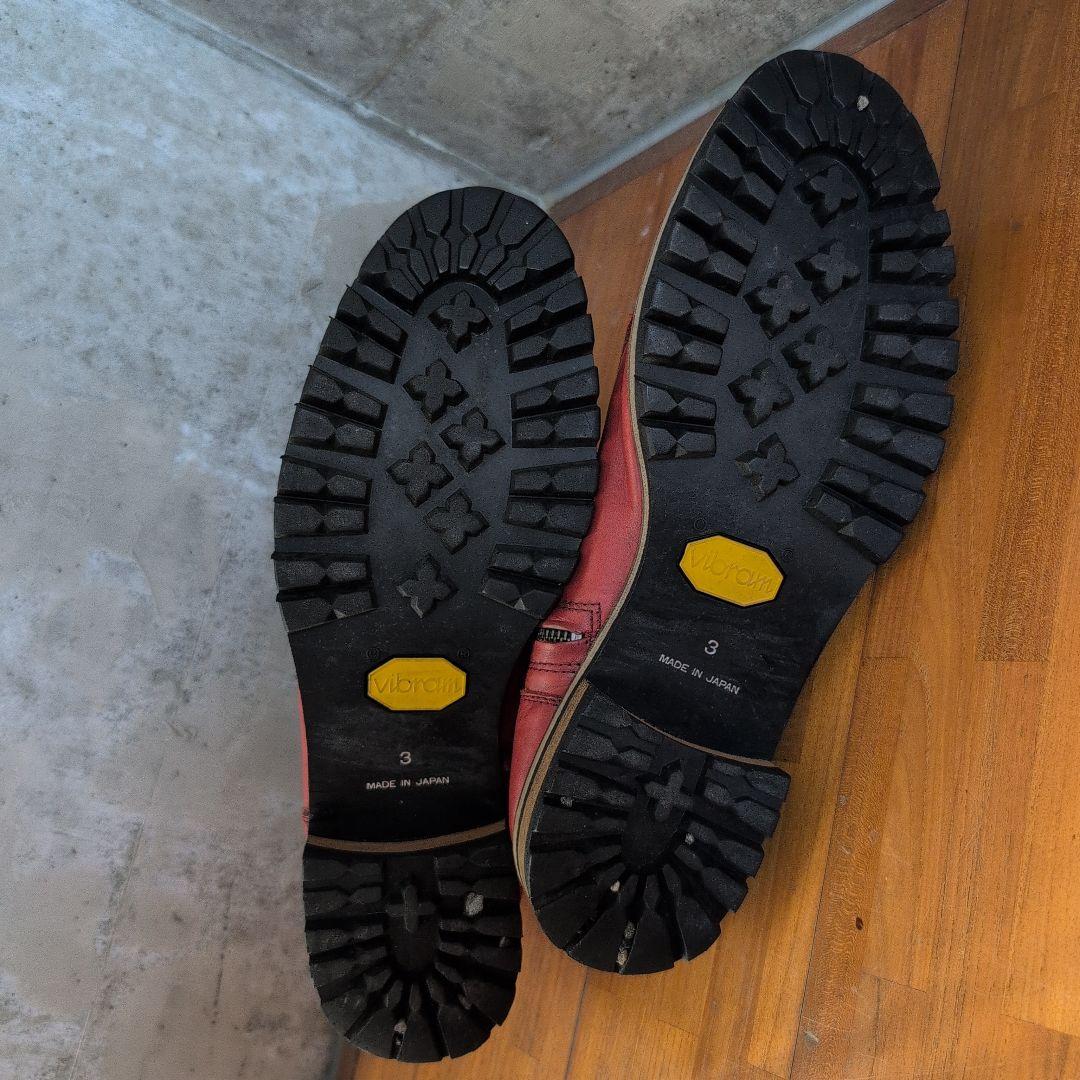 日本製 glamb Anarchy boots 赤