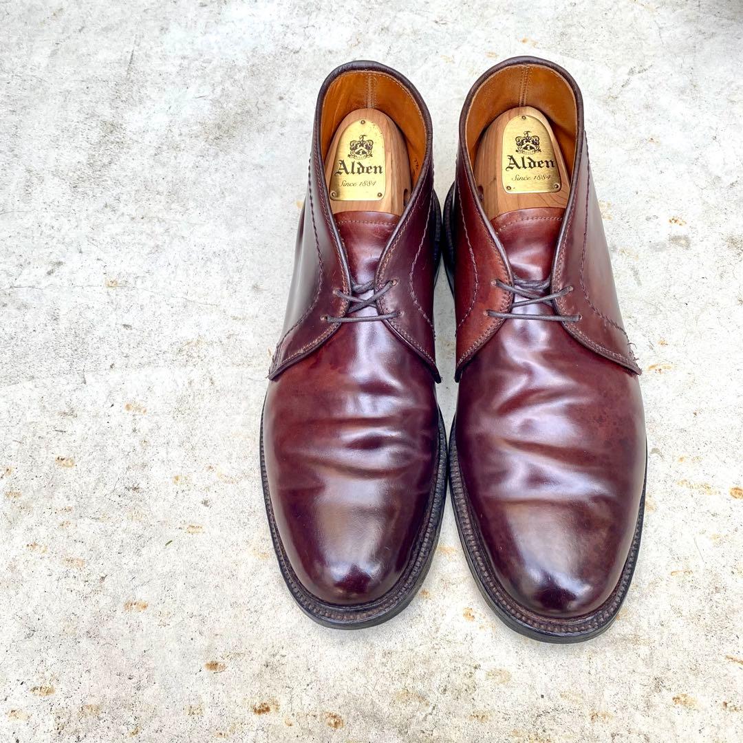 TAKU様Alden1339★サイズ7.5D★コードバン★バーガンディ★チャッカ