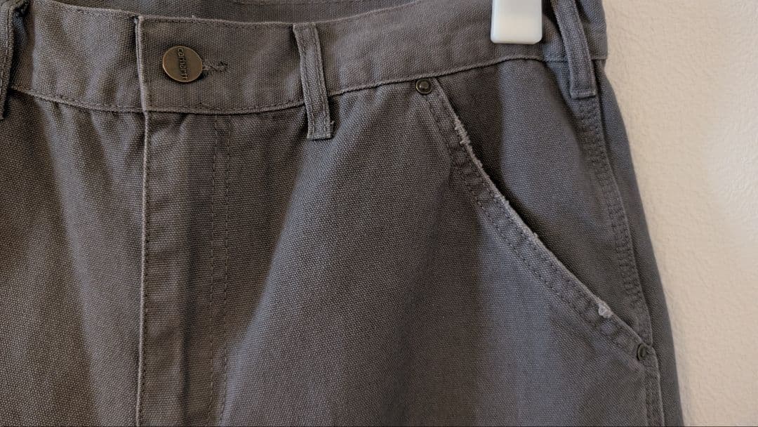 Carharttダブルニーパンツ B136-GVL W30 USA製　レアカラー