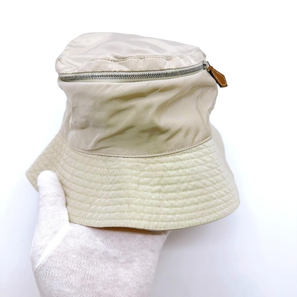 ◇エルメス◇ナイロン/ジップ/ファスナー/57/バケットハット/帽子/ブランド