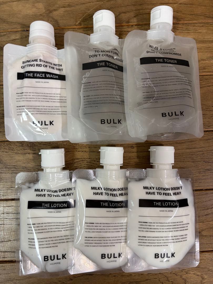 【BULKHOMME】3点セット/メンズスキンケア