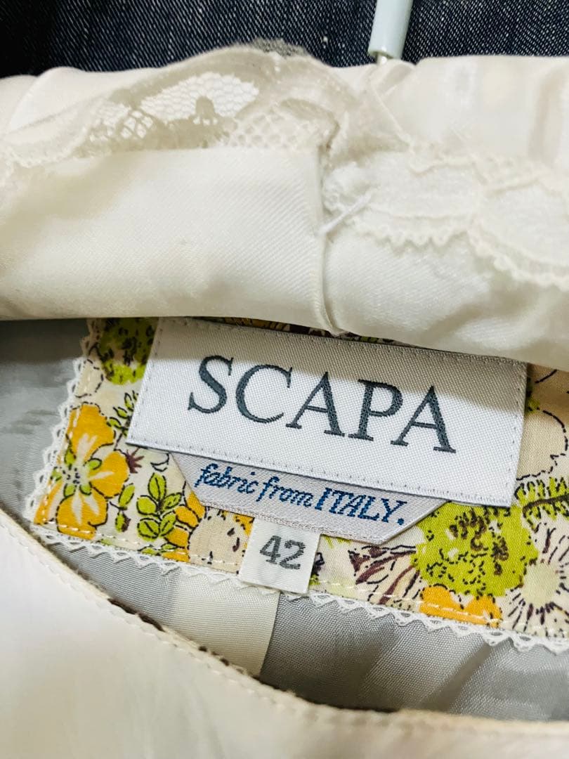 SCAPA デニムジャケットとワンピースのセット
