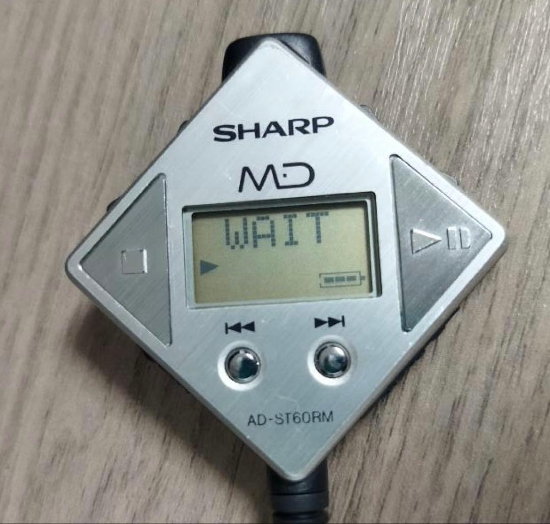 MDヘッドホンプレーヤー MD-ST60-A 【ジャンク】
