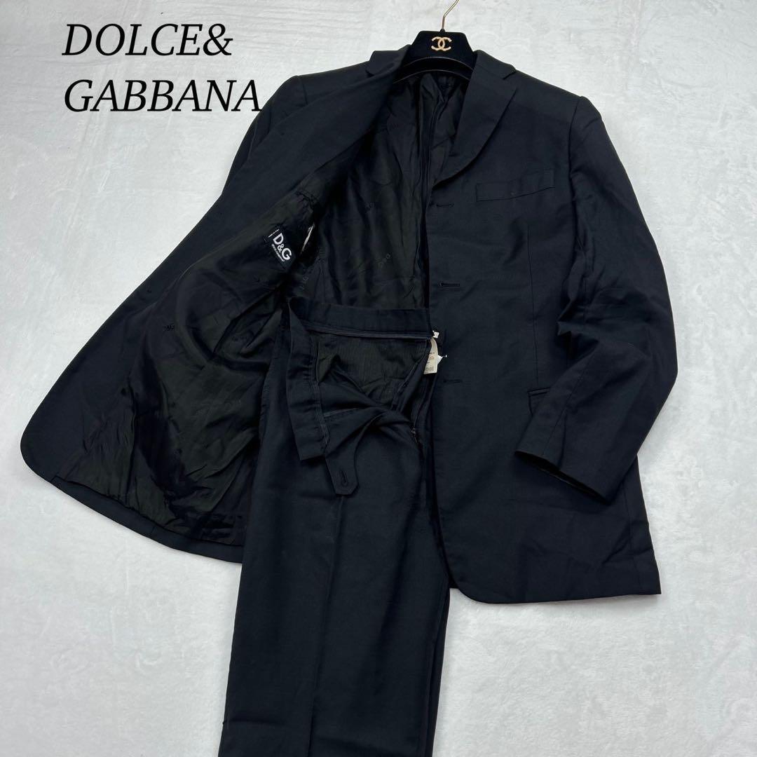 E605 M 46 ドルチェ&ガッバーナ イタリア製 シングル スーツ メンズ