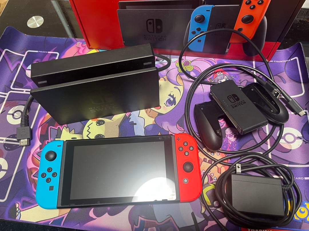 ニンテンドーswitch本体　ソフト4本　おまけ付き