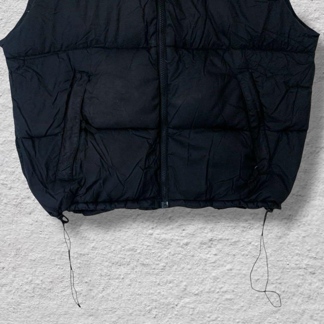 ノースフェイスダウンベストヌプシ700フィルUSA規格90s古着vintage黒