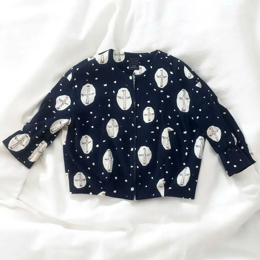 ミナペルホネン　クロスバード　ジャケット　38