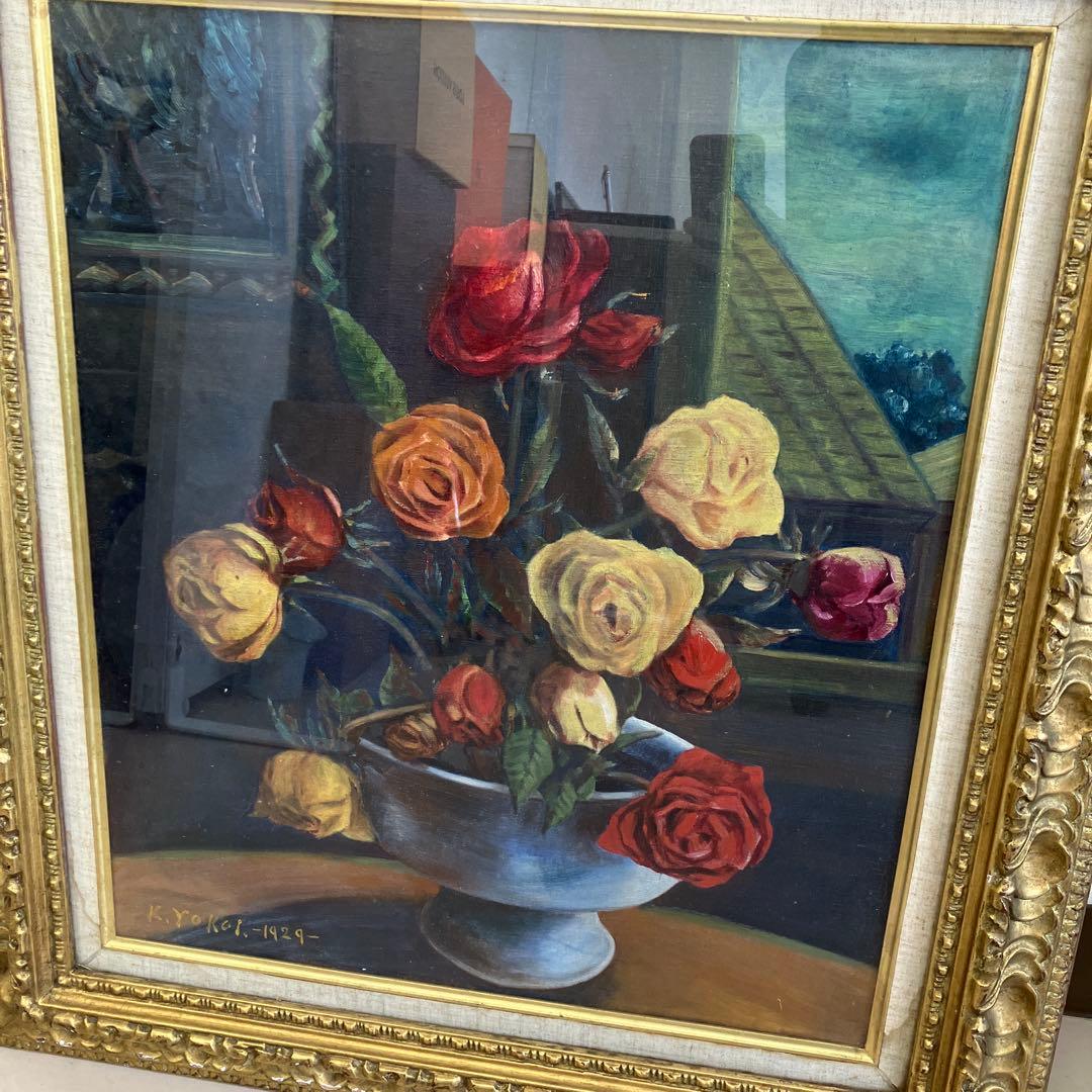 油絵　絵画　作者サイン入り