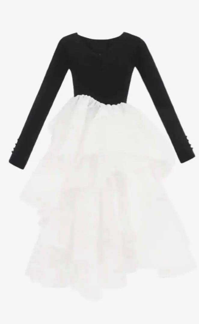 Bibiyチュールワンピース　ブラック