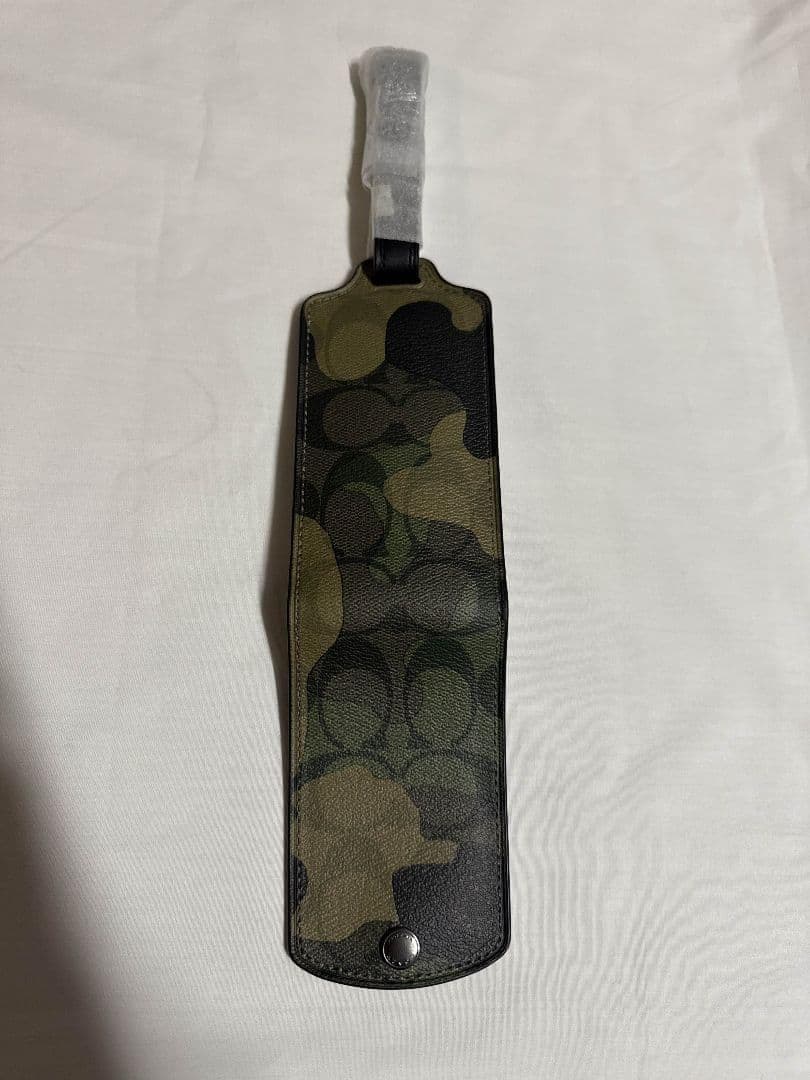 コーチ ブランド ネームタグ ラゲッジタグ ゴルフバッグ キャリーバッグ 迷彩