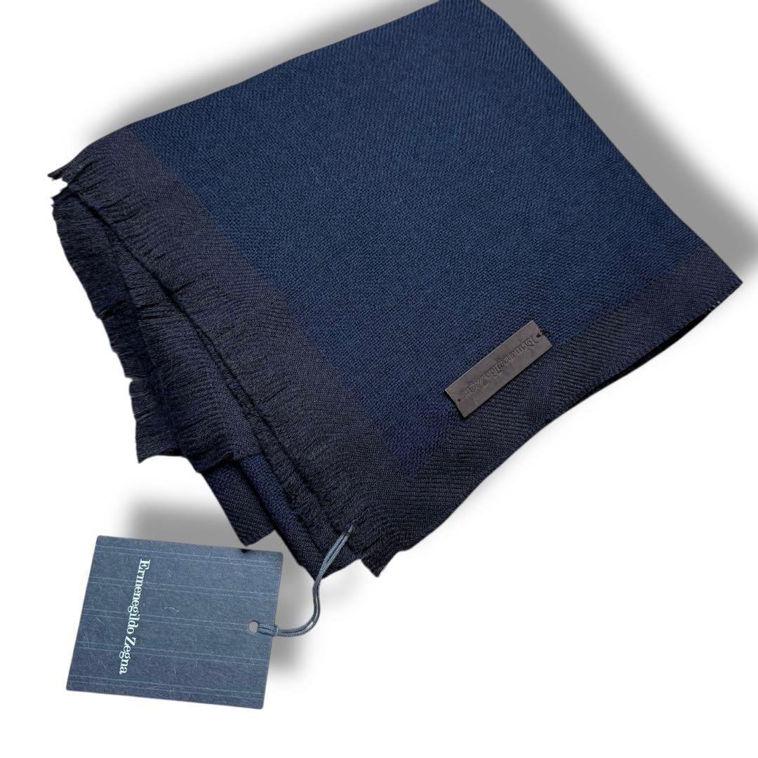 未使用 タグ付き ermenegildo zegna マフラー リバーシブル