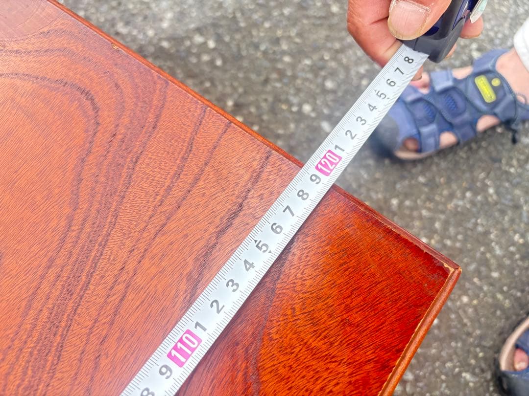 木製 折りたたみ式座卓 約120cm x 70cm