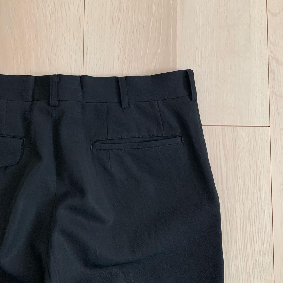 美品　コムデギャルソン　ウールスラックス　BLACK 2008年製　Ｓ
