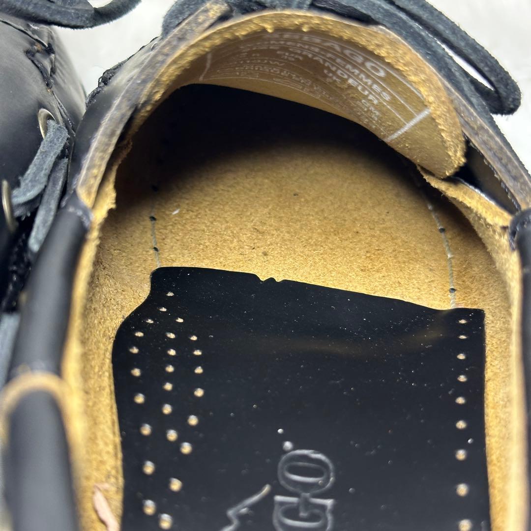 極美品✨SEBAGO セバゴ デッキシューズ 924 ブラック 6サイズ レザー