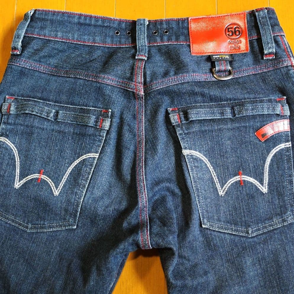 56design ✕ EDWIN 056R10 Sサイズ ライダーズジーンズ