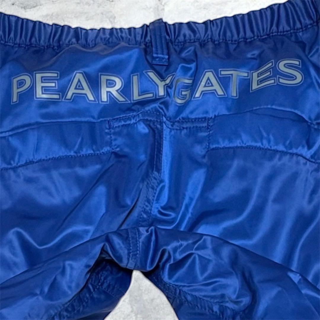 美品‼️パーリーゲイツ　ナイロン中綿パンツ　サイズ2 レディース　L 暖パン
