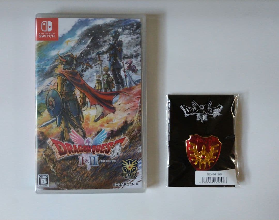 【新品未開封】ドラゴンクエストⅠ&Ⅱ e-STORE特典付き