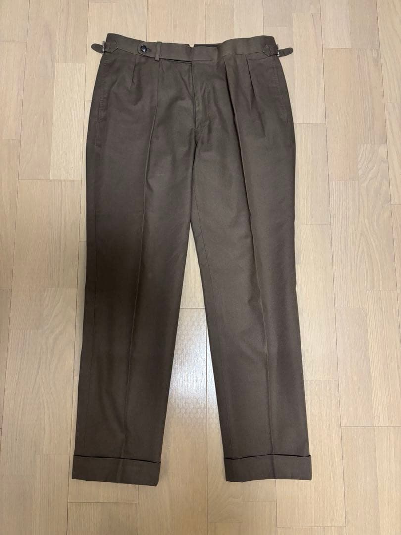 【再出品　最大値下げ】BEAMSF カスタムテーラーBEAMS コットンスーツ