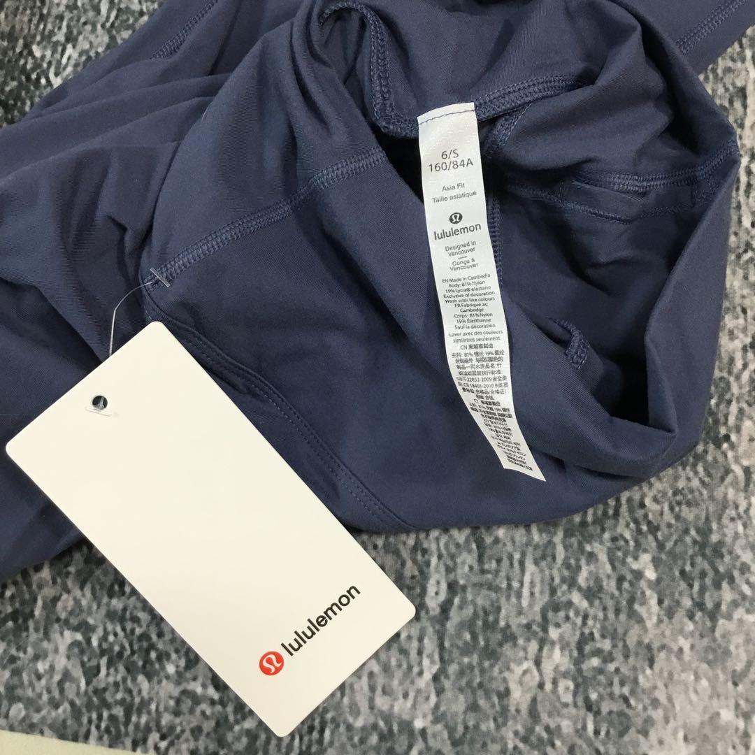タグ付け☆Lululemon ヨガパンツ サイズ6ネイビー