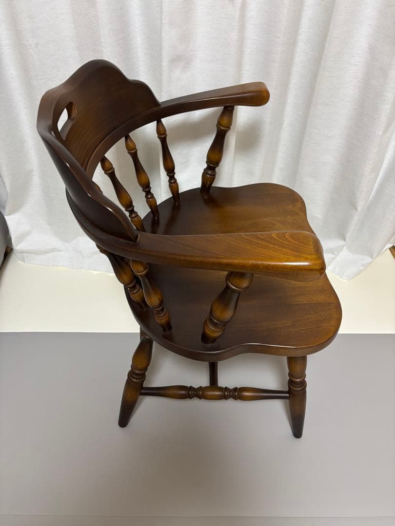あい※専用 【美品】飛騨産業 キツツキマーク ウィンザーチェア レトロ ①