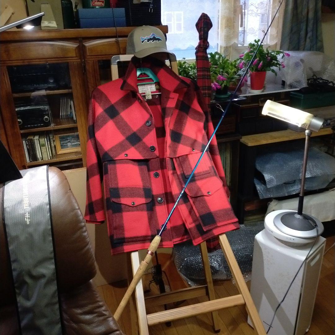 フィルソン　ガーメント　バージンウール１００％コートチェックジャケット