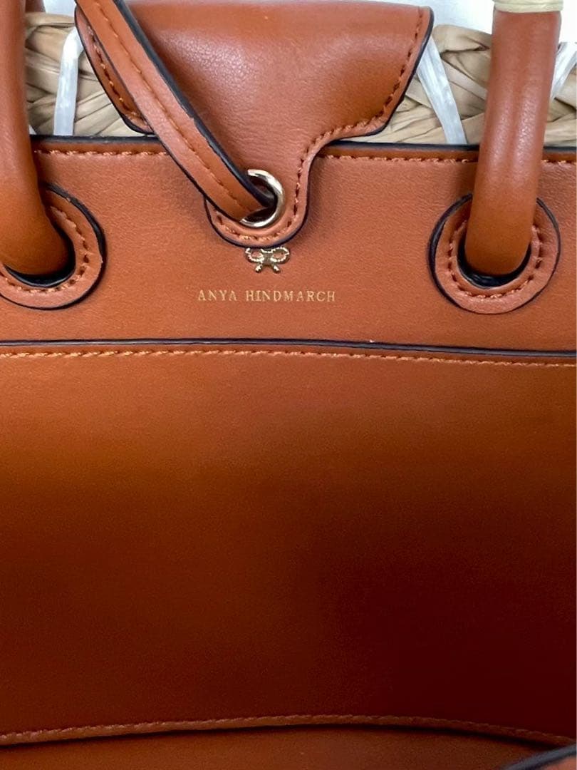 美品 アニヤハインドマーチ ANYA HINDMARCH かごバッグ