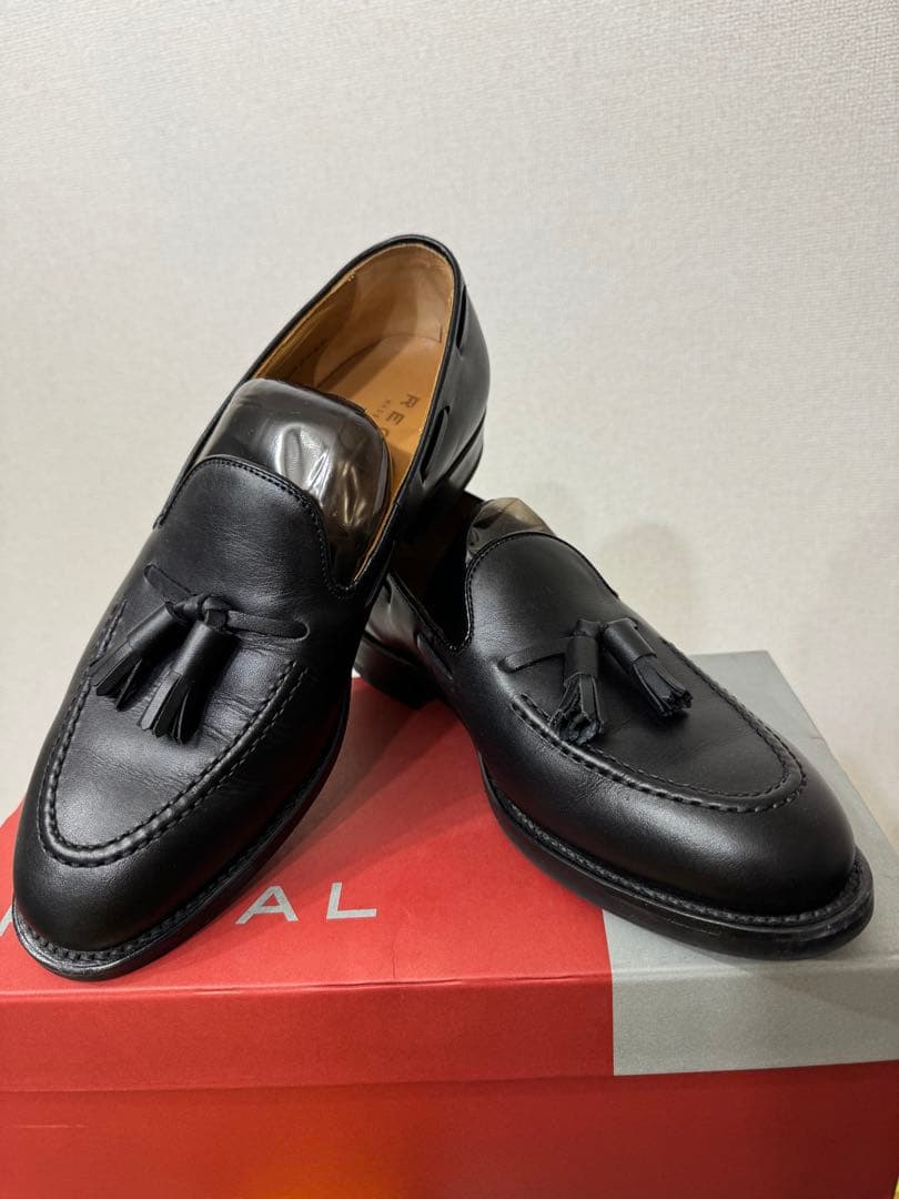 REGAL タッセル　ローファー 黒　革靴