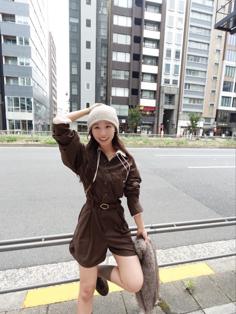 新品タグ付 M COCO DEAL/Dickies® シャツオールインワン