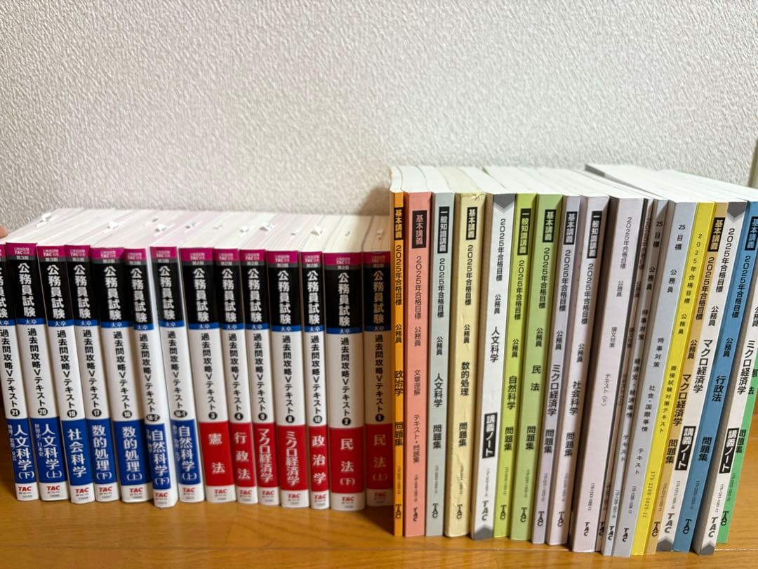 Tac 公務員試験 過去問題集 2025年度