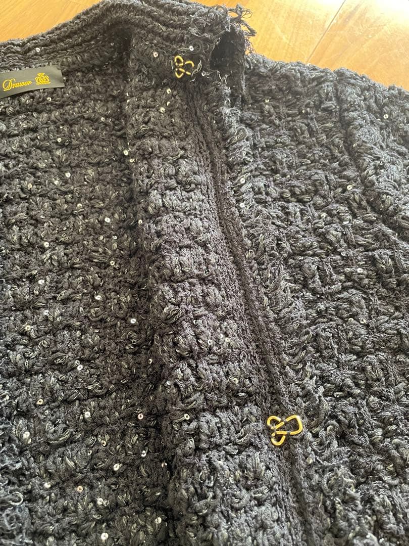 新品☆2023SSドゥロワー 3Dツイードニットジャケット