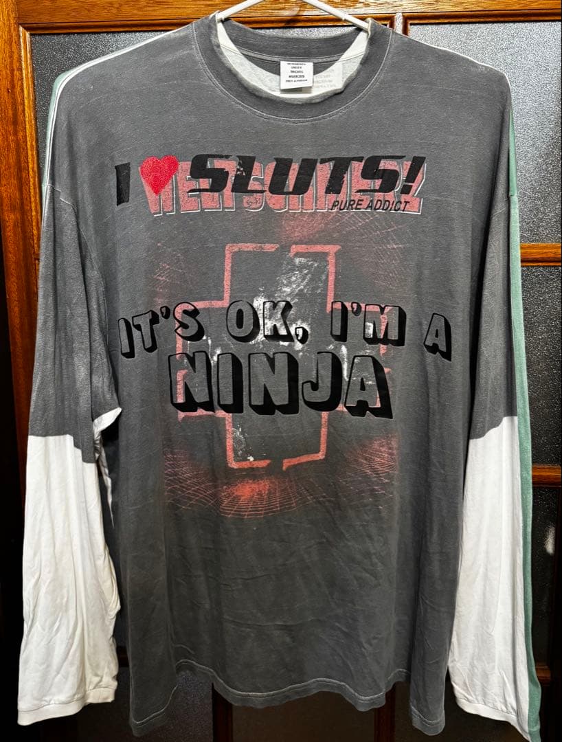 VETEMENTS 18aw ロングカットソー