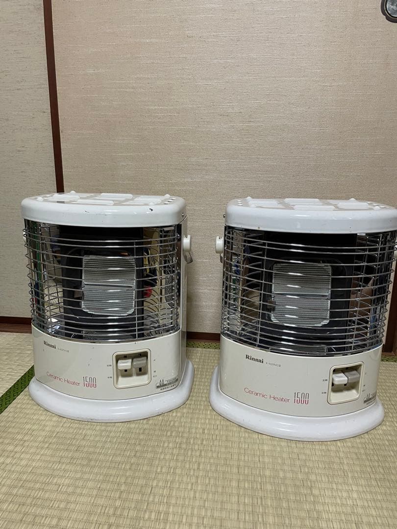 リンナイ　ガス赤外線ストーブ　都市ガスR-452PMSⅢ 動作未確認　一台のみ