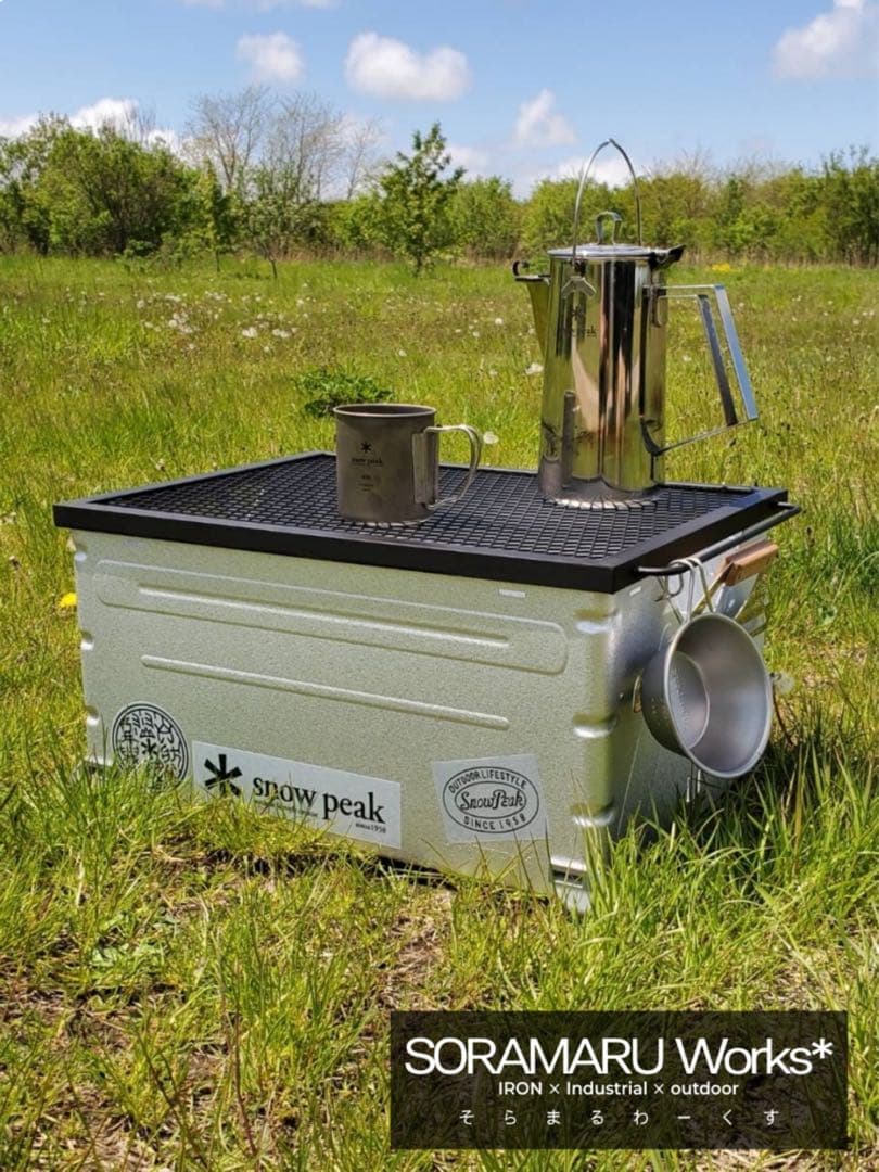 スノーピーク　シェルフコンテナ50　専用天板　耐熱！　キャンプ/アウトドア