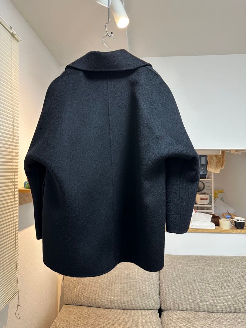 【極美品】NOBLEキャメルミックスリバージップコート