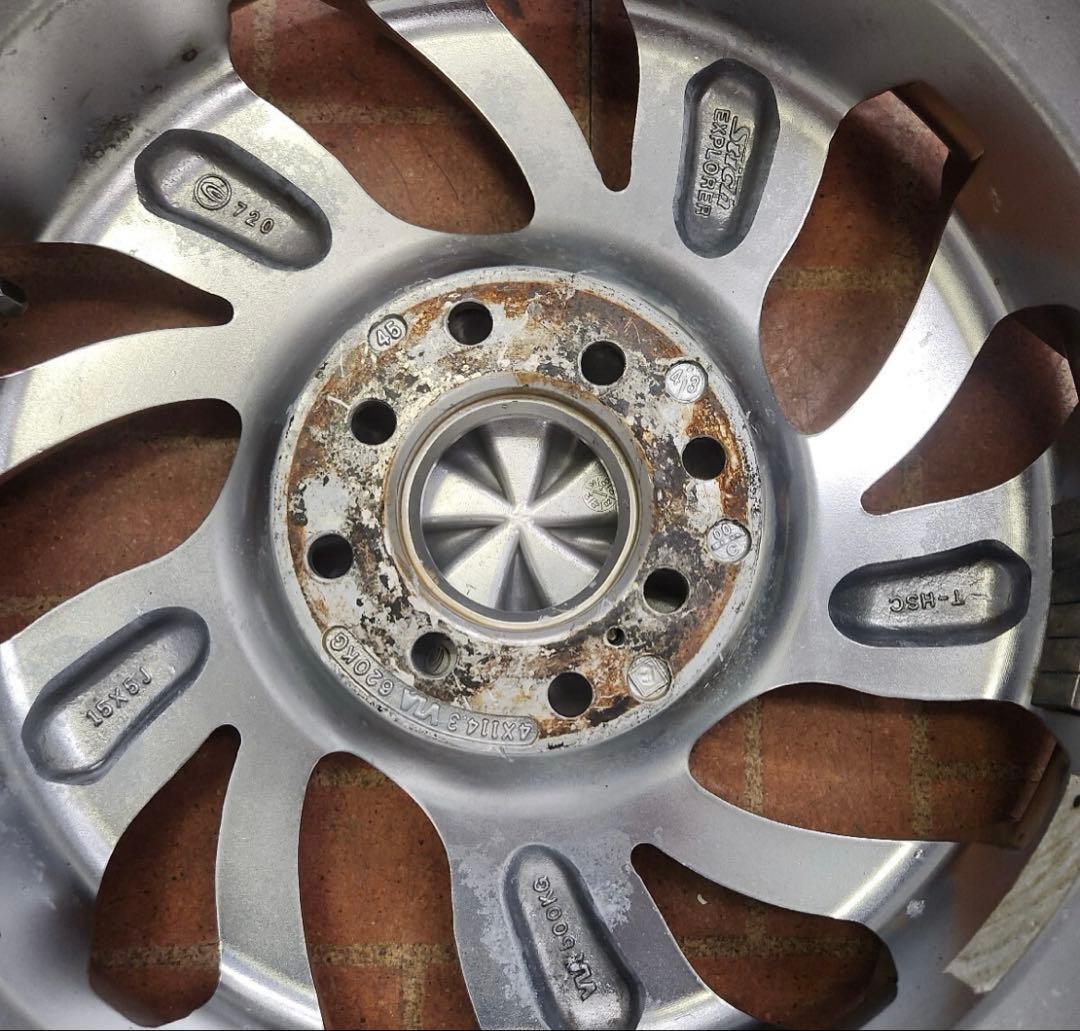 シュティッヒ エクスプローラー メッキホイール 15インチ 4本セット