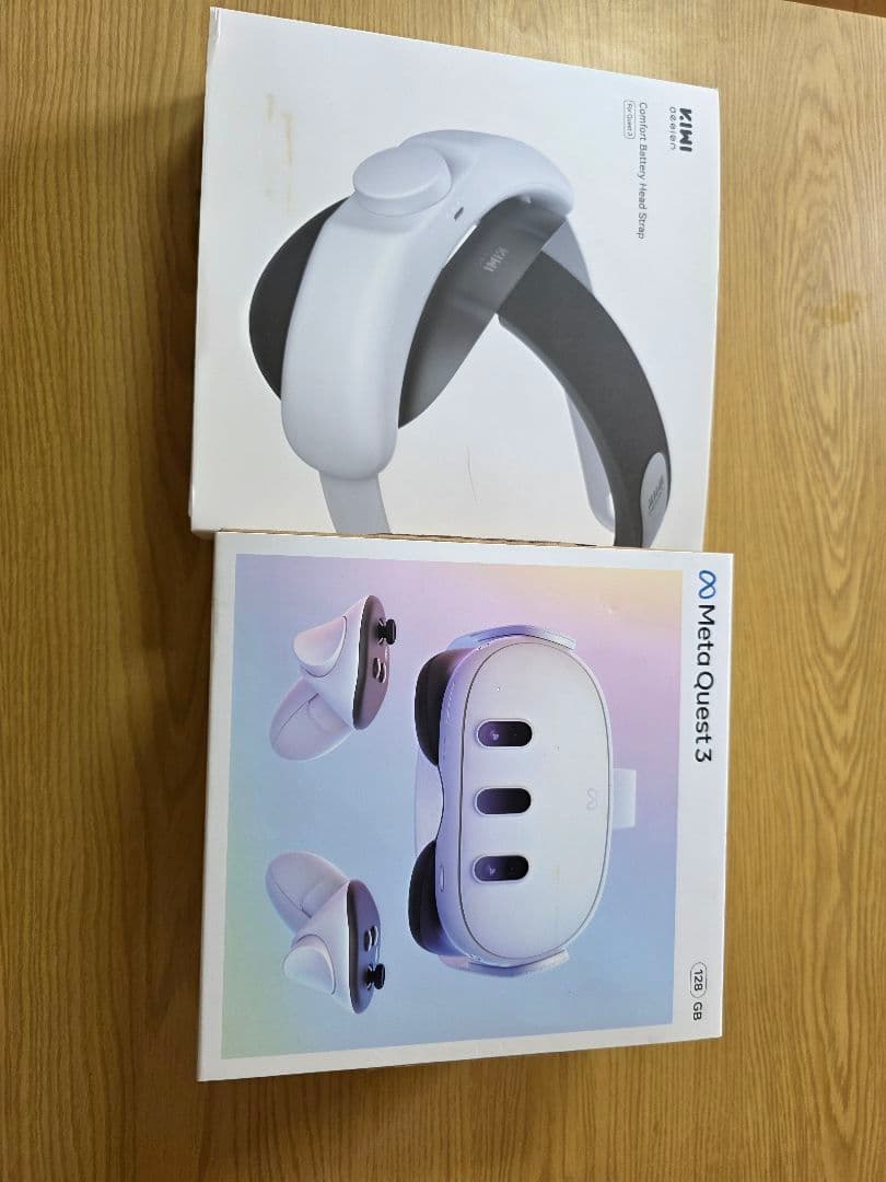 ジ*ン様 メタクエスト3 バッテリーヘッドストラップ付