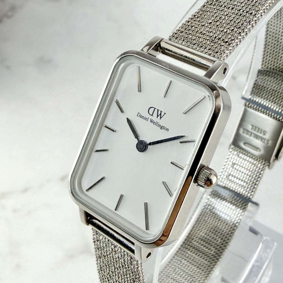 【新品電池】 美品 ダニエルウェリントン クアドロ DW00100438