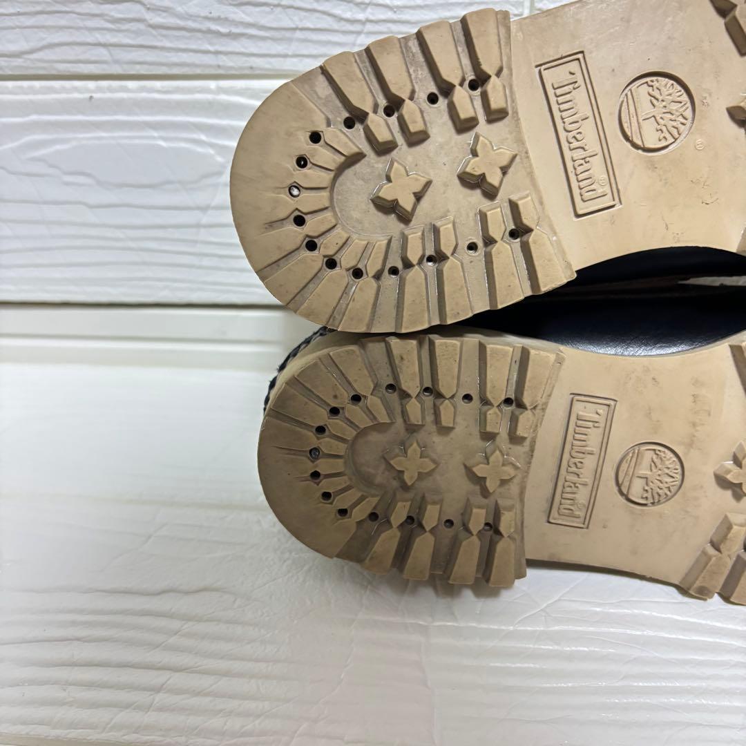 【アッパー美品】ティンバーランド 3eye ブラック 7W デッキシューズ