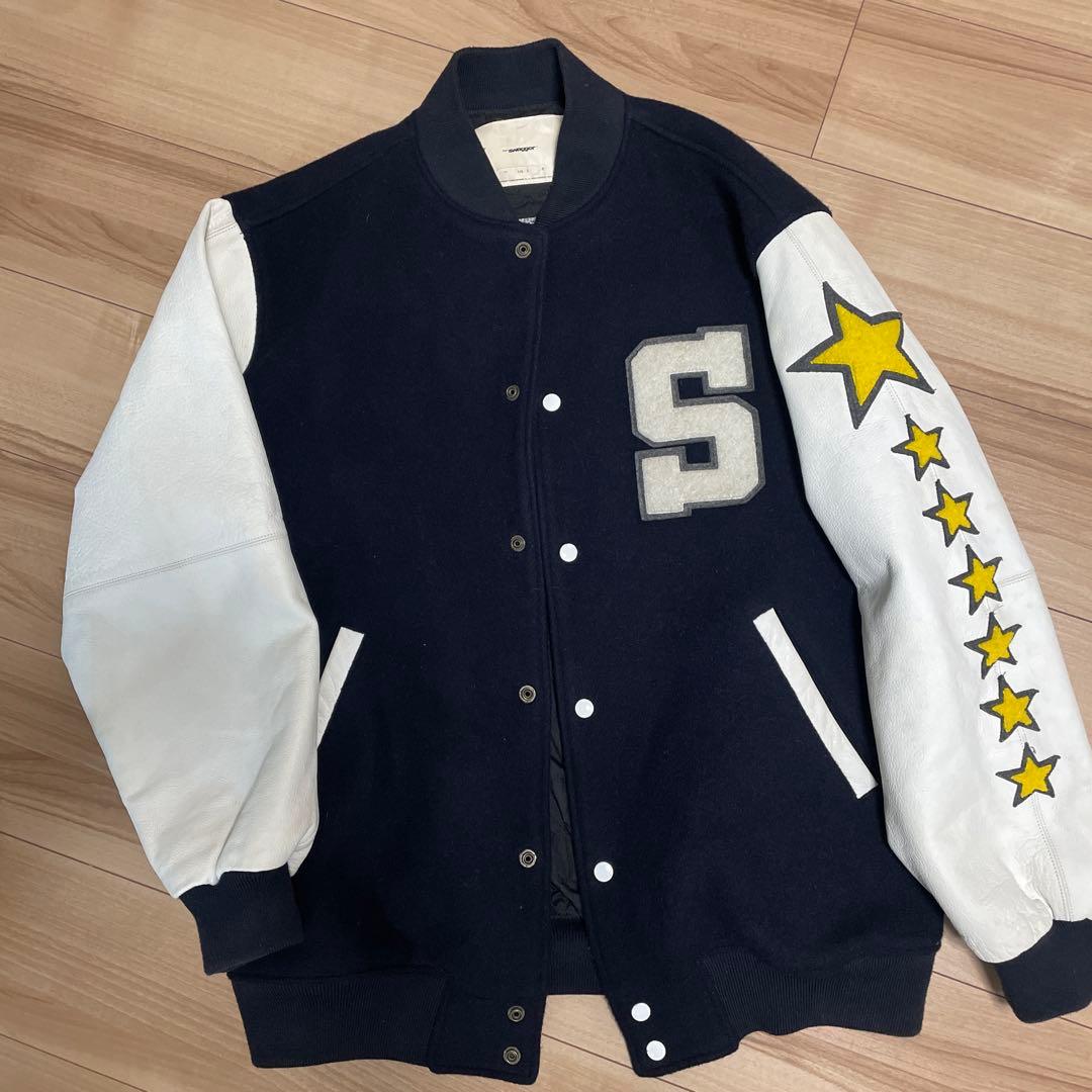 最終価格SWAGGER スワッガー スタジャン L ブラック クリーム