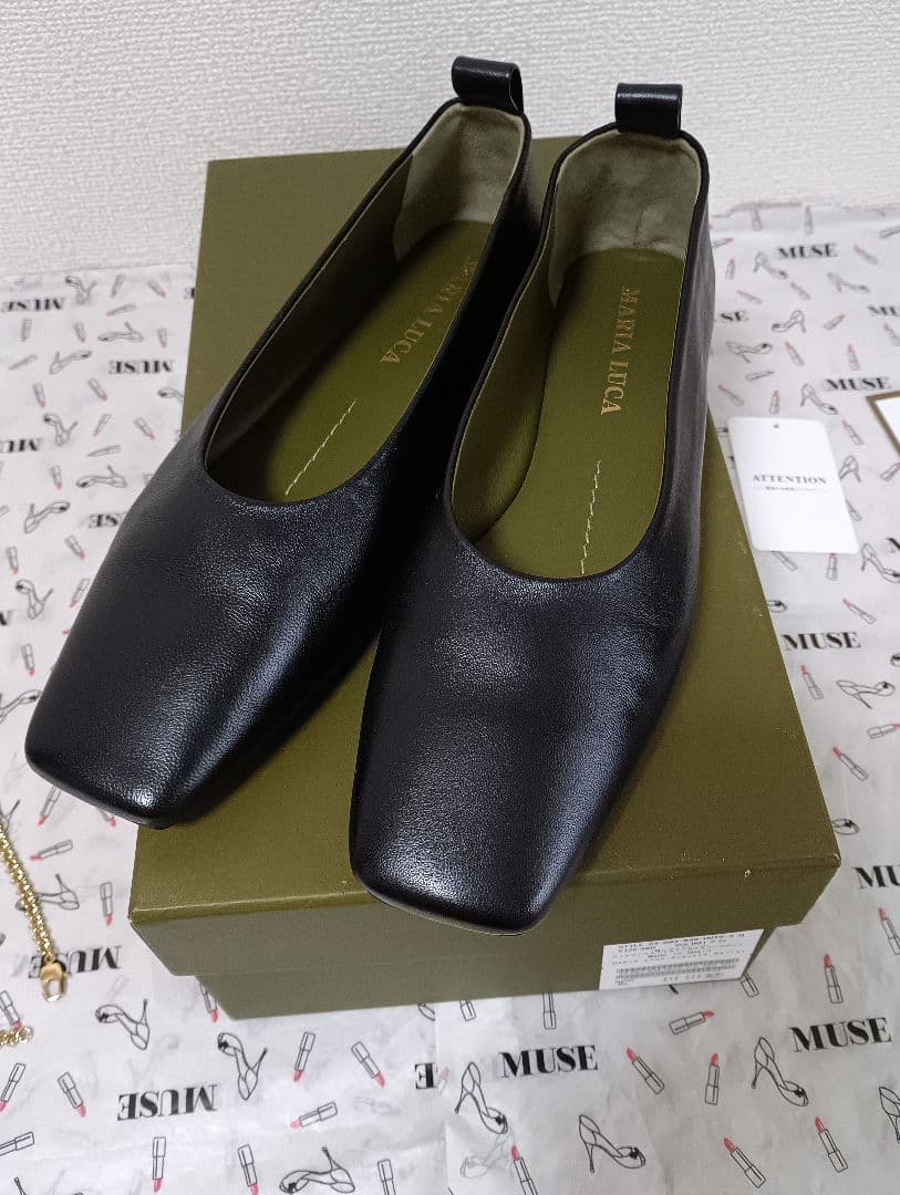 未使用MARIA LUCAマリア ルカAugusta Ballet Flat36