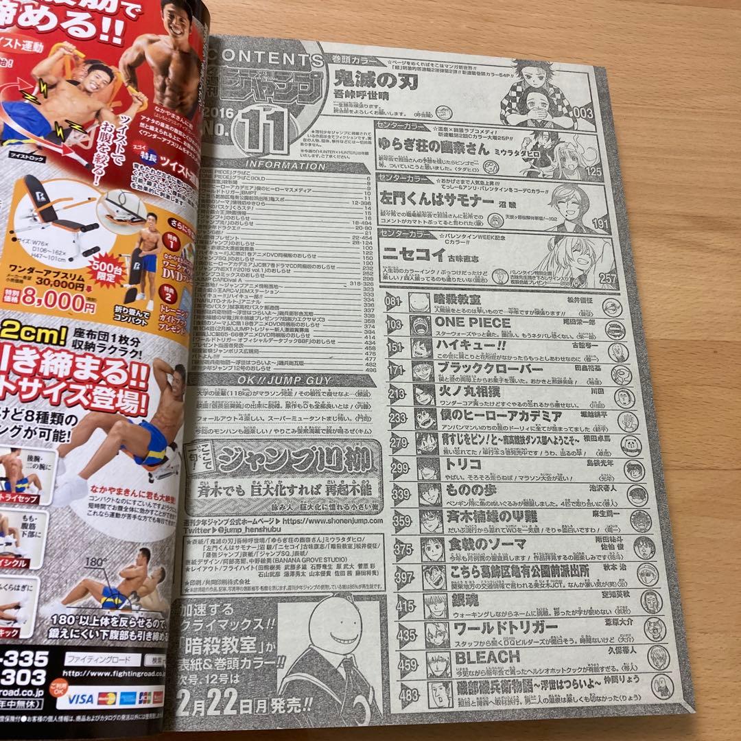 週刊少年ジャンプ　鬼滅の刃作者　吾峠先生　全巻末コメント