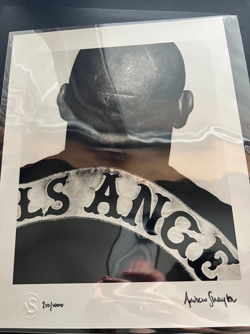 激レア　Andrew Shaylorサイン入り Hells Angels MC
